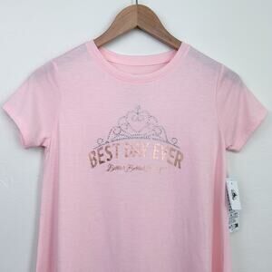 Disney Bippity Boppity Boutique Rhinestone Princess Crown Tee NWT